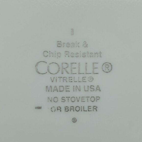 Corelle Strokes of Color Brushed Lemon Yellow Luncheon Plates Gold Bands Stripes - Picture 5 of 5